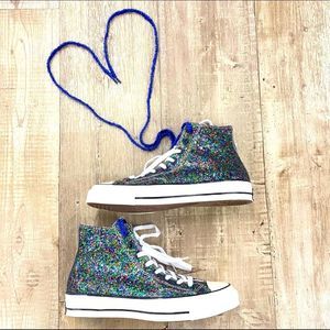 Converse x JW Anderson Glitter Chuck Taylor Sneakers Mens Sz 9
